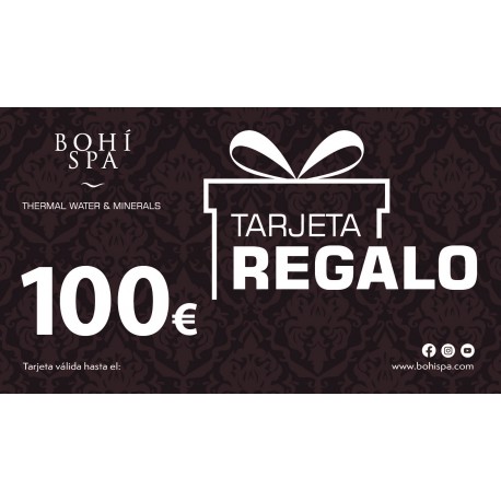 TARJETAS REGALO BOHÍ SPA